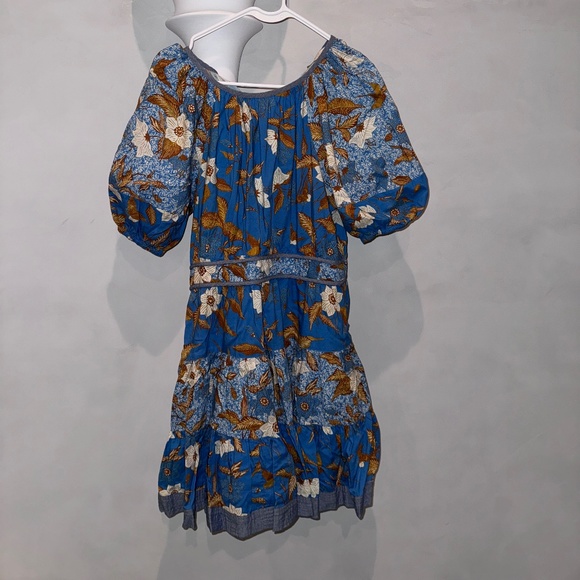 Ulla Johnson Women's Floral Print  Blue Mini dress (Pre fall 2022) - Picture 1 of 3